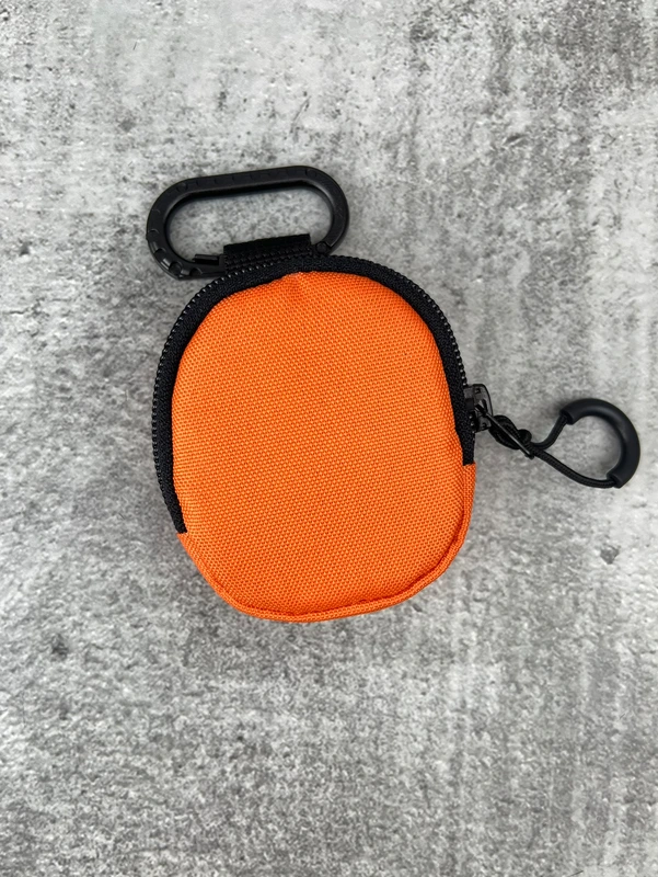 Органайзер - чохол для навушників (ключниця) на карабіні, Помаранчевий — FAMK