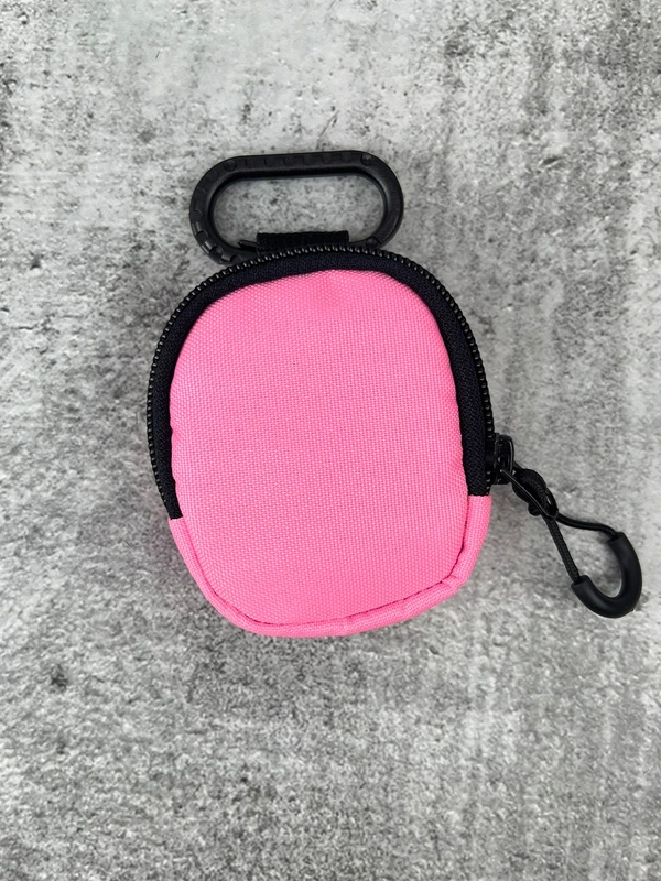 Органайзер - чохол для навушників (ключниця) на карабіні, Рожевий — FAMK