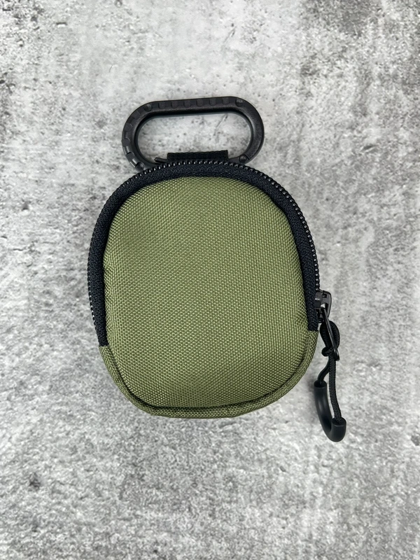 Органайзер - чохол для навушників (ключниця) на карабіні, Хакі — FAMK