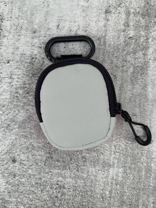 Органайзер - чохол для навушників (ключниця) на карабіні, Сірий — FAMK