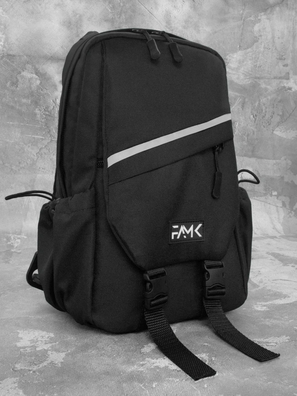 Рюкзак-сумка слінг на одне плече FAMK чорний