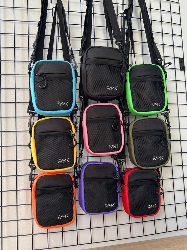 Маленька сумка крос-боді (через плече) для чоловіків та жінок FAMK СBs , Помаранчевий