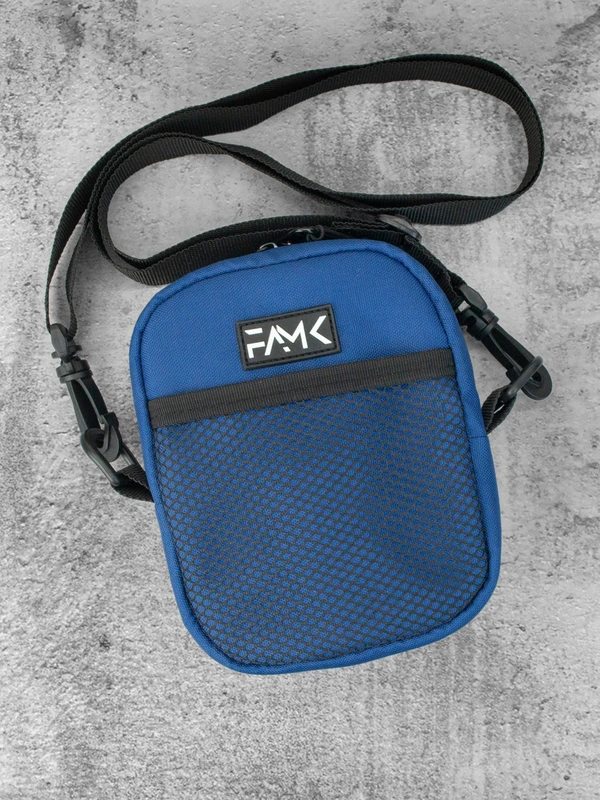 Маленька сумка месенджер (через плече) для чоловіків та жінок FAMK MBR5 , Синій