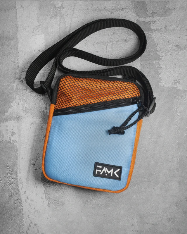 Сумка через плече для чоловіків та жінок Famk МСR4 , Блакитний