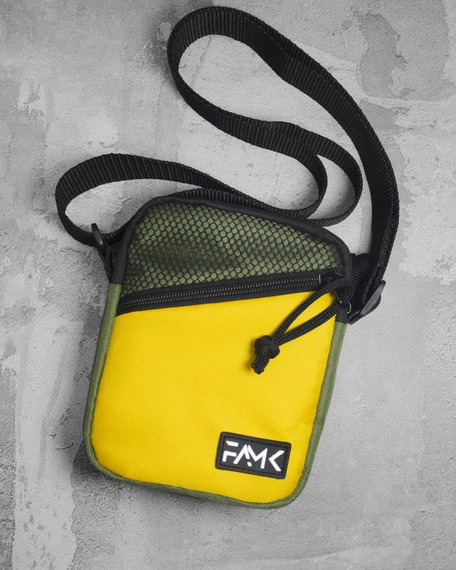Сумка через плече для чоловіків та жінок Famk МСR4 , Жовтий