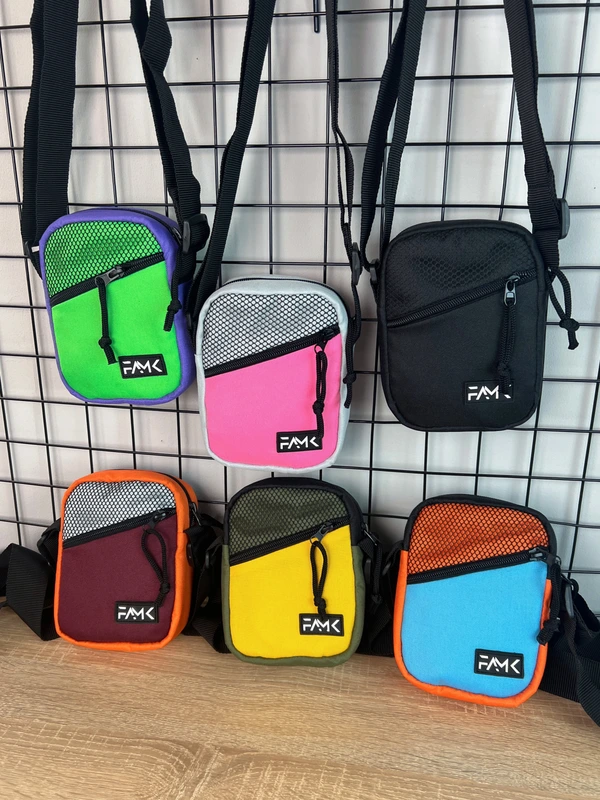 Сумка через плече для чоловіків та жінок Famk МСR4 , Рожевий