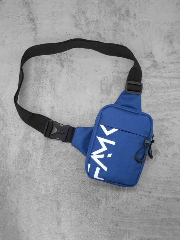 Маленька нагрудна сумка (слінг) для чоловіків та жінок Famk SCB, Синій