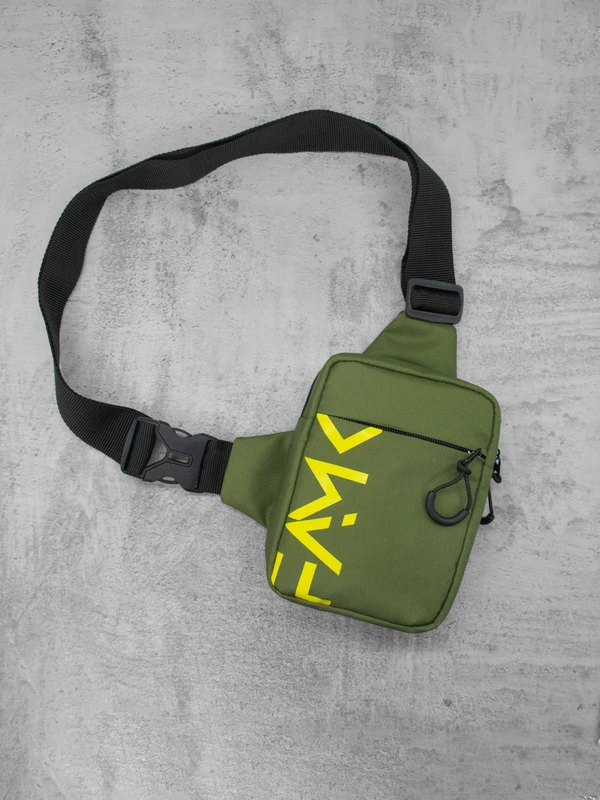 Маленька нагрудна сумка (слінг) для чоловіків та жінок Famk SCB, Хакі