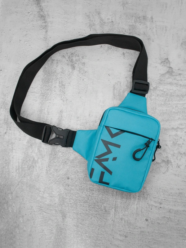 Маленька нагрудна сумка (слінг) для чоловіків та жінок Famk SCB, Блакитний