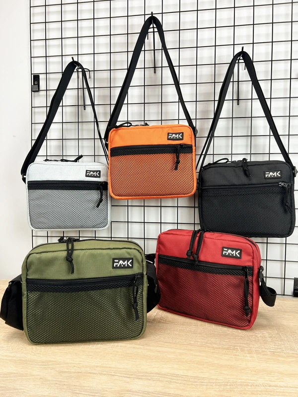 Сумка через плече для чоловіків та жінок Famk SMR3 , Сірий