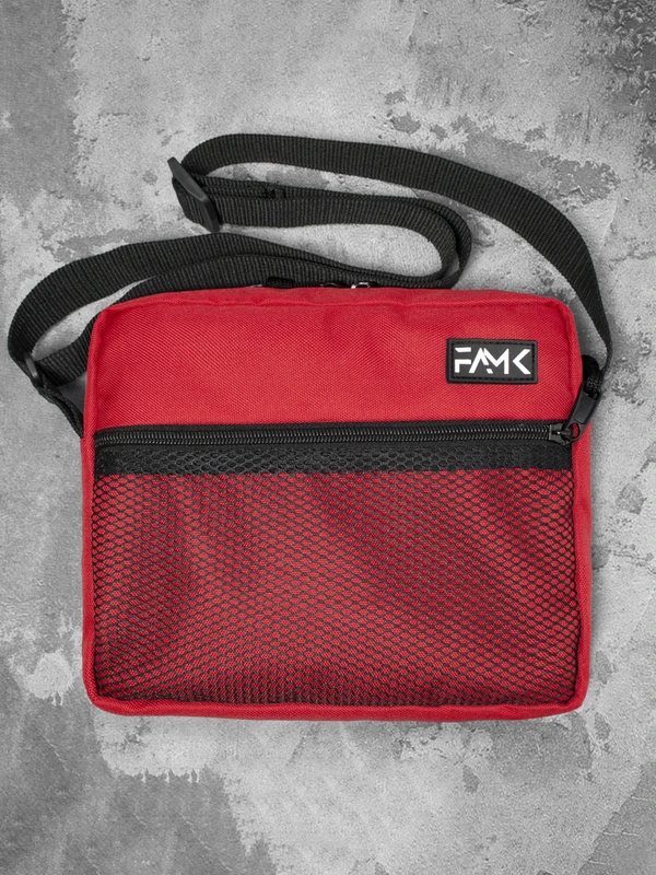 Сумка через плече для чоловіків та жінок Famk SMR3 , Червоний
