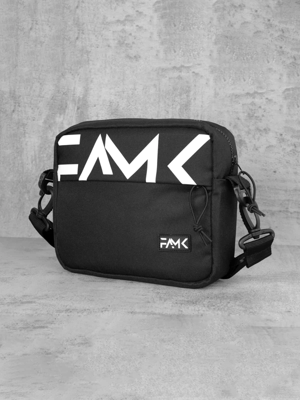 Сумка через плече для чоловіків та жінок Famk SMR3 2.0 , Чорний