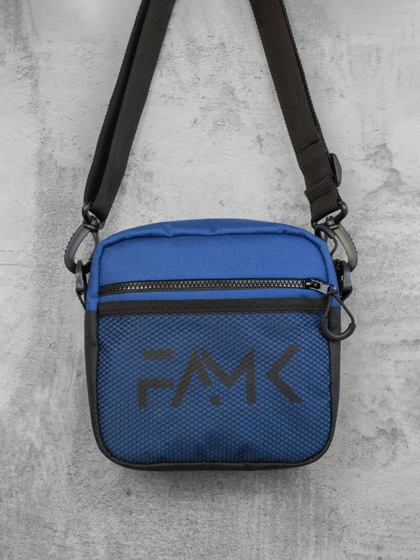 Сумка через плече для чоловіків та жінок FAMK SQR4 , Синій
