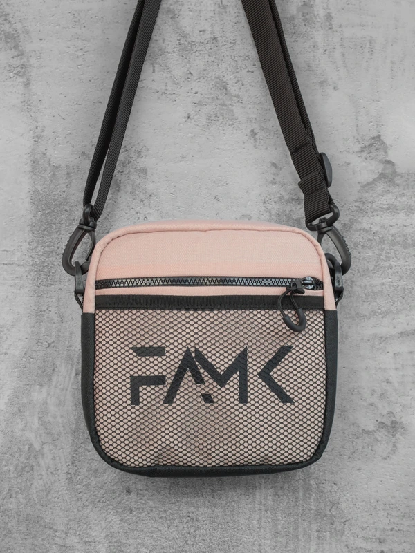 Сумка через плече для чоловіків та жінок FAMK SQR4 , Бежевий