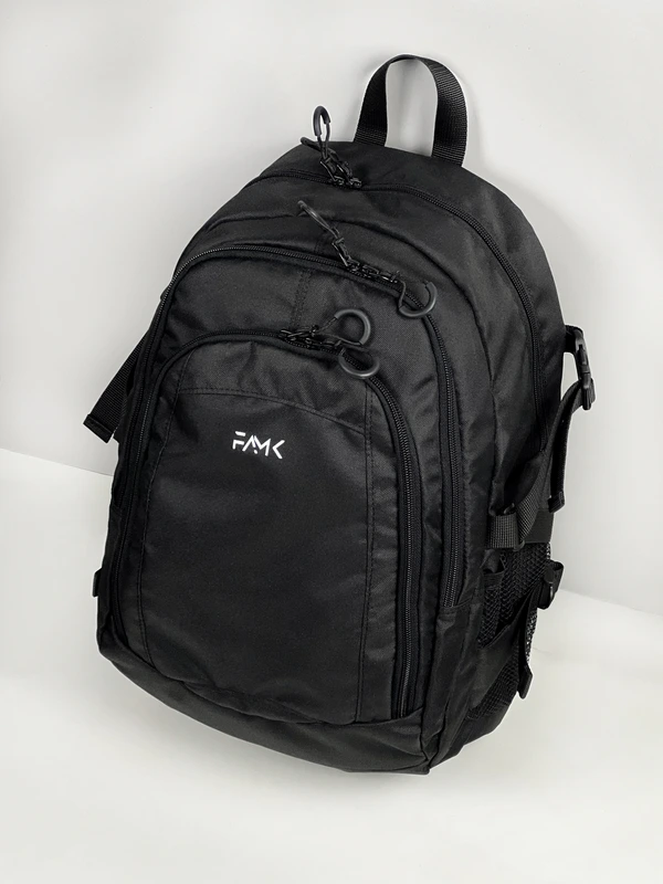 Рюкзак FAMK Urban 01  для чоловіків та жінок, Чорний