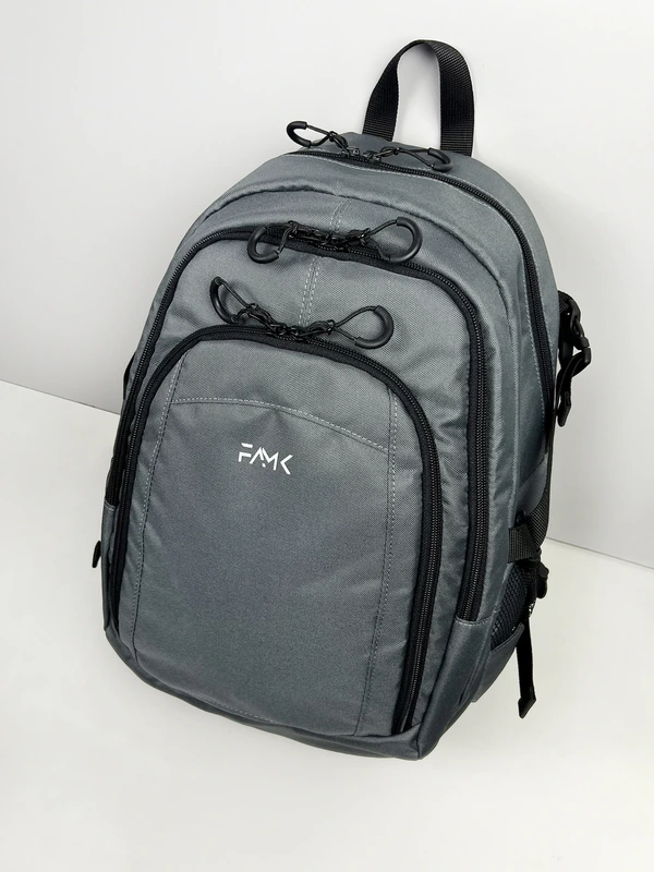 Рюкзак FAMK Urban 01  для чоловіків та жінок, Темно-сірий