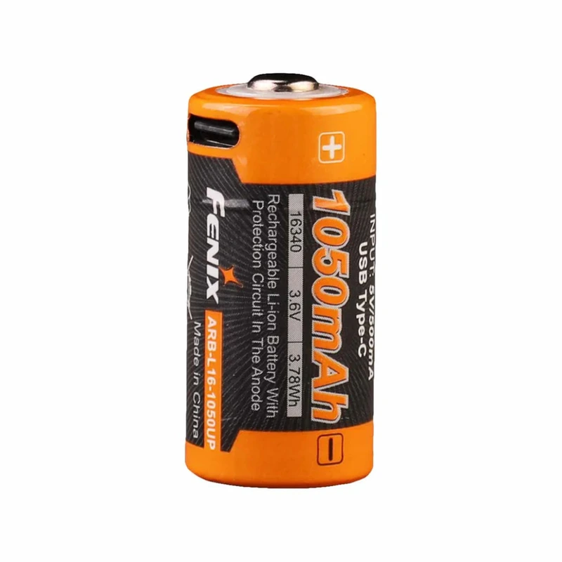 Акумулятор 16340 Fenix (1050 mAh) Type-C — Fenix
