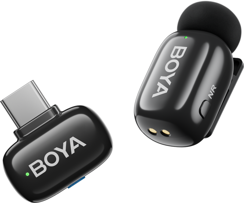 Бездротовий петличний мікрофон Boya mini 2-06 Type-C Black