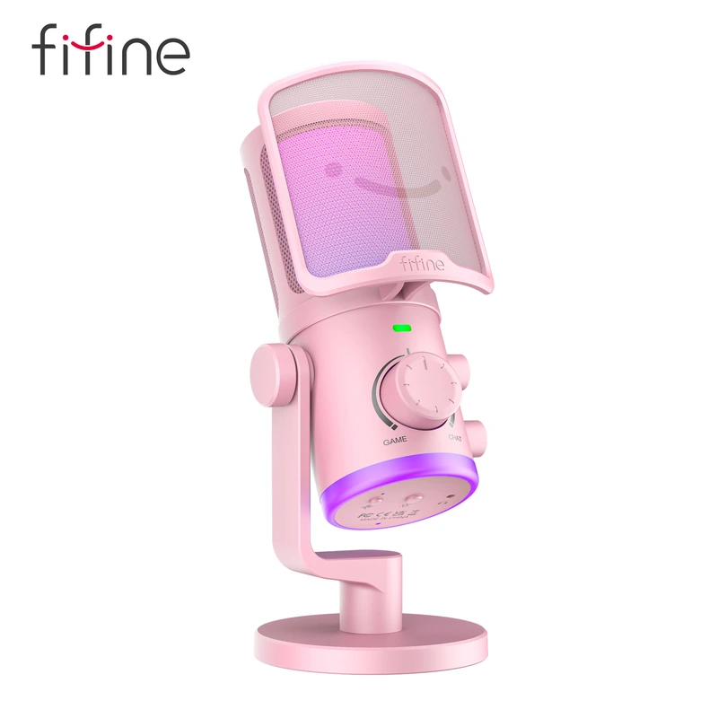 Мікрофон динамічний Fifine AM8PROTW USB/XLR White