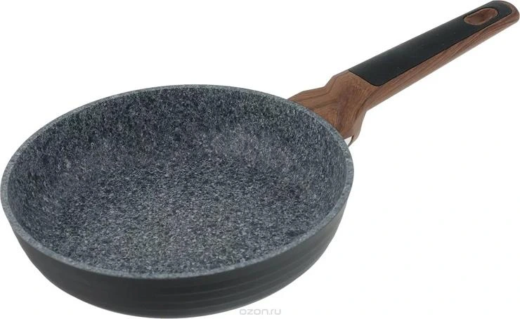 Сковорода Fissman Diamond Grey Ø28см з 5-шаровим антипригарним покриттям