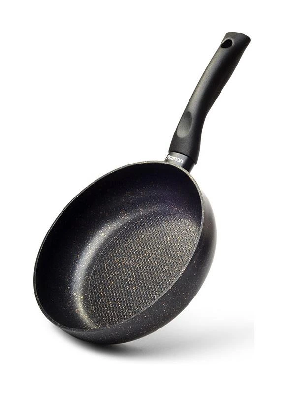 Сковорода-сотейник Fissman Promo Ø20см з антипригарним покриттям TouchStone (кам'яна крихта)