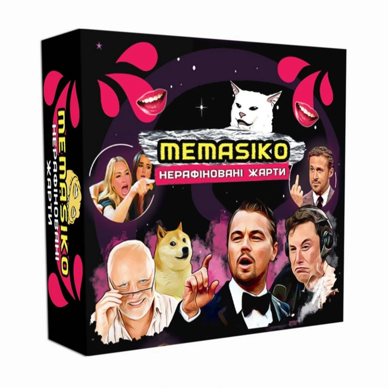 Настільна гра з мемами "Memasiko. Нерафіновані жарти" PLR-0024 — FlixPlay
