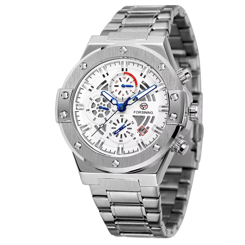 Forsining 6914 Silver-White Steel