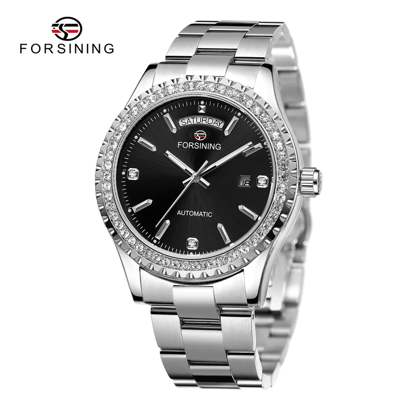 Forsining 6919 Silver-Black