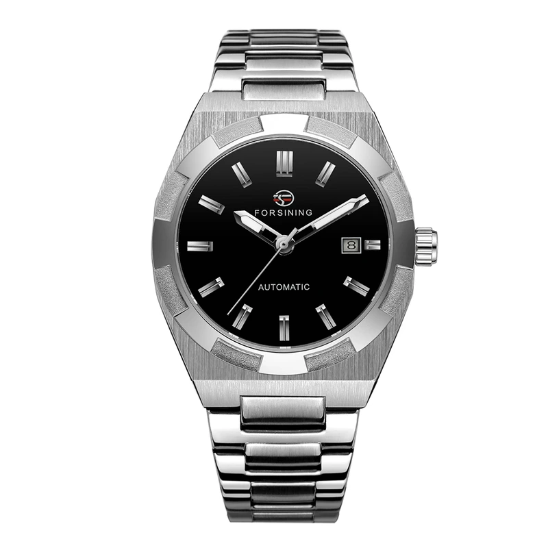 Forsining 8264 Silver-Black — Forsining