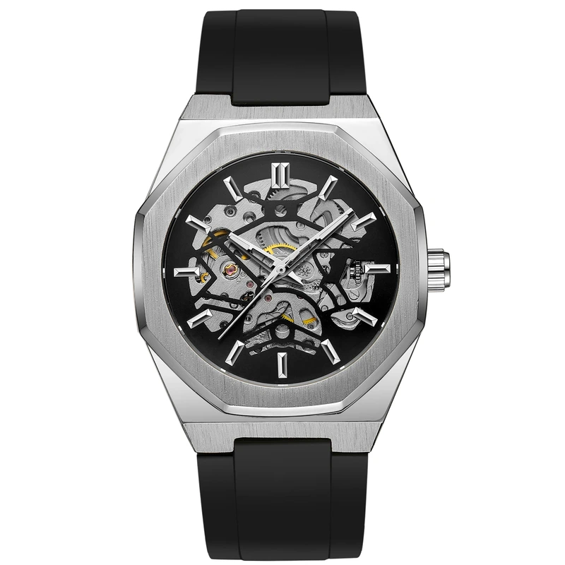 Forsining 8289 Silver-Black