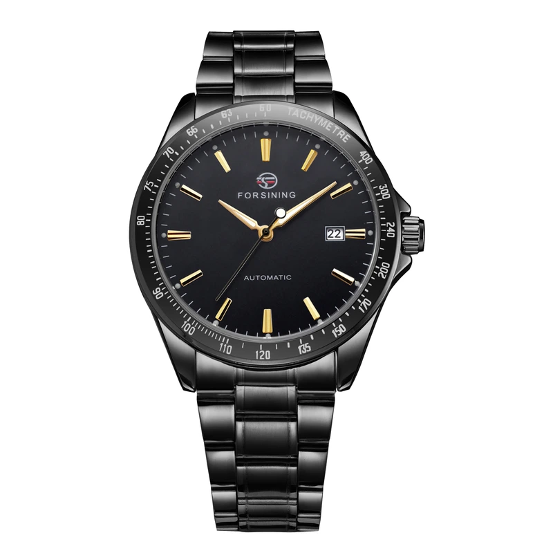 Forsining 8294 Black-Gold Steel