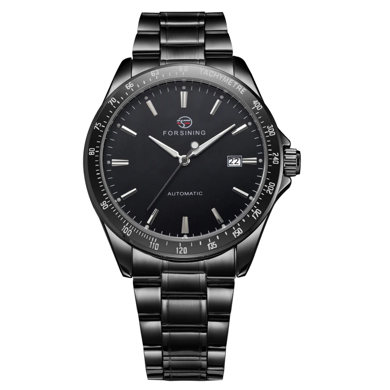 Forsining 8294 Black Steel