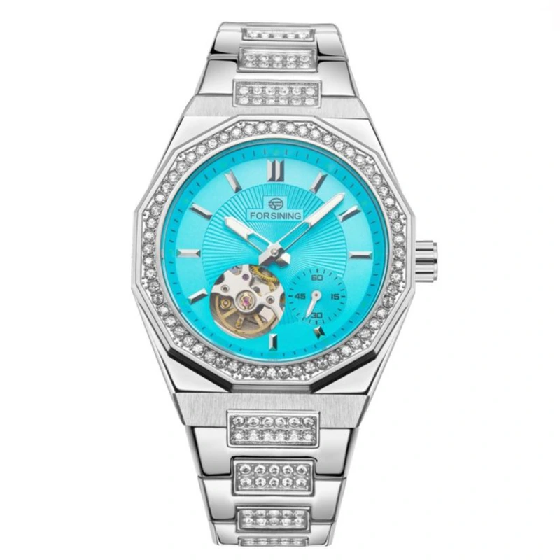 Forsining 831 Silver-Blue Steel