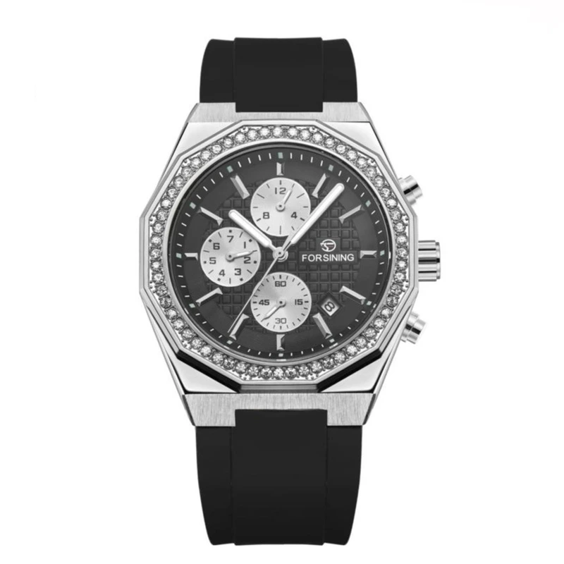 Forsining 8314 Black-Silver