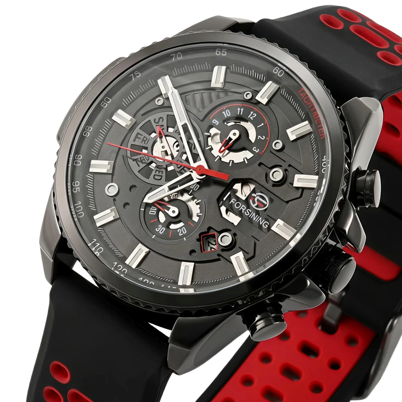 Forsining Finance Red Rubber, 2 ремінці