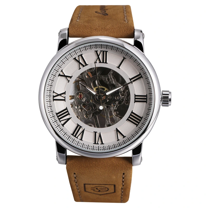 Чоловічий механічний годинник Forsining Vintage Pro