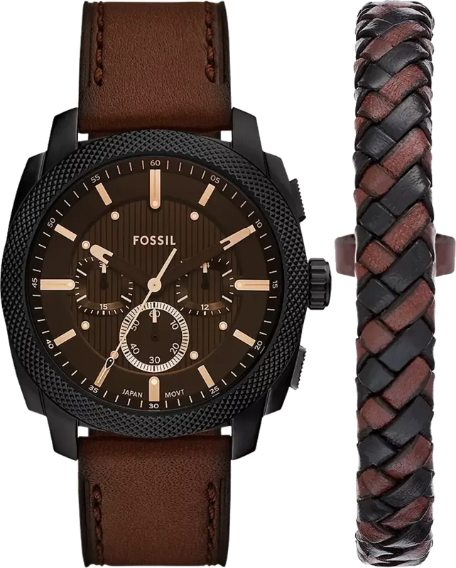 Наручний годинник Fossil Machine FS6102SET + браслет