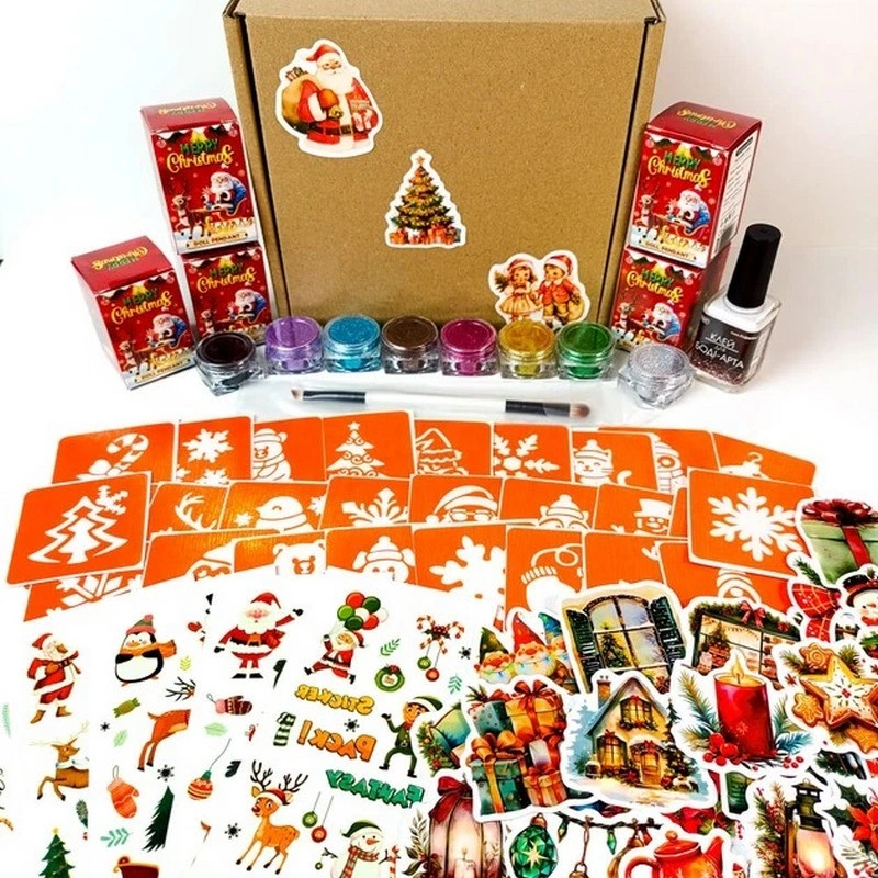 Подарунковий набір "Різдвяне диво: Чарівний Подарунок" gift-box-christmass-5kids