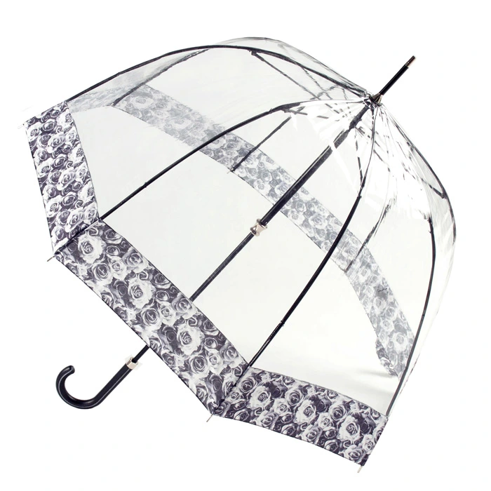 Парасолька-тростина жіноча Fulton Birdcage-2 Luxe L866 Photo Rose (Розы)