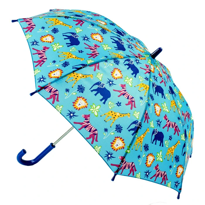 Парасолька-тростина дитяча Fulton Junior-4 C724 Jungle Chums (Джунгли)