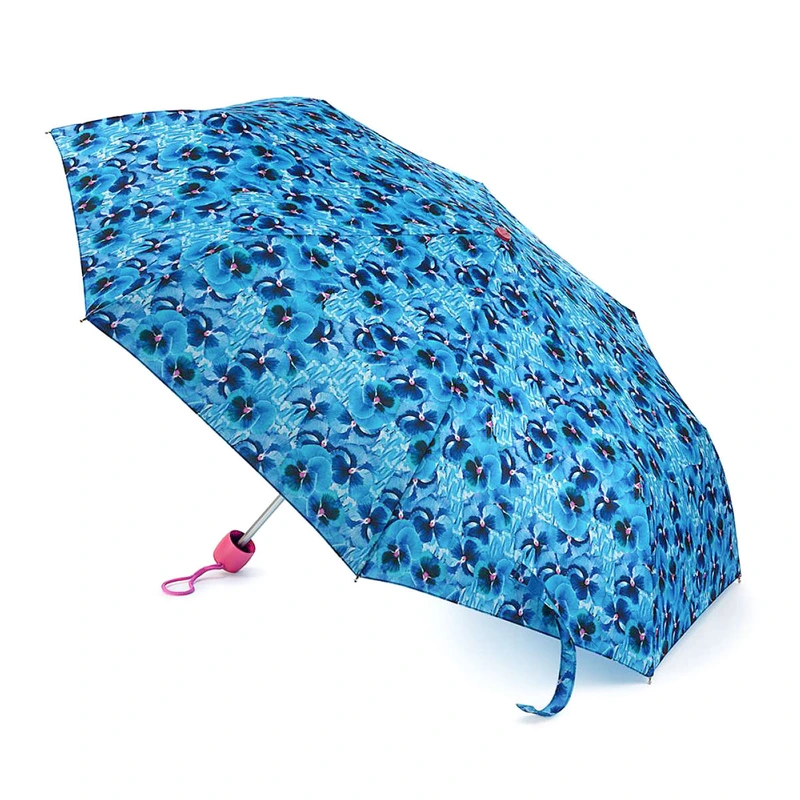 Парасолька жіноча Fulton L354-040911 Minilite-2 Cool Pansy (Анютини очі)