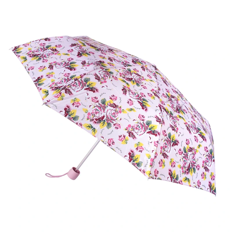 Парасолька жіноча Fulton L354-041161 Minilite-2 Pink Floral (Рожеві квіти)