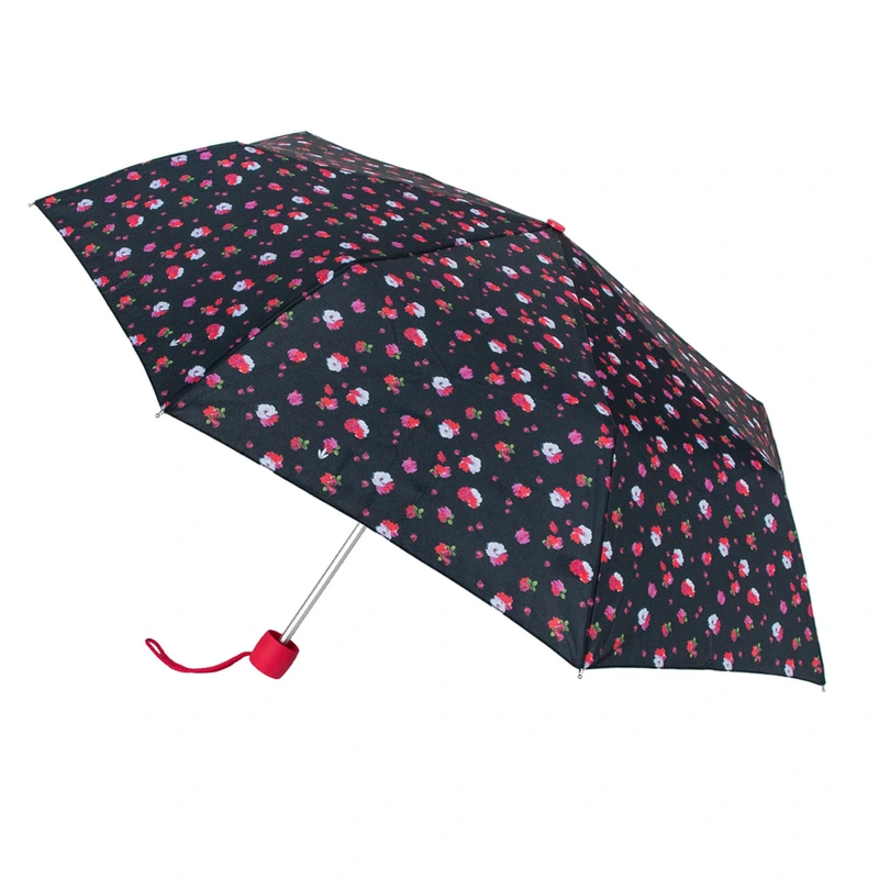 Парасолька жіноча Fulton L354-041680 Minilite-2 Strawberry Garden (Полуничний сад)