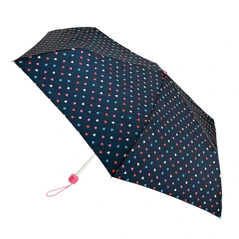 Парасолька жіноча Fulton L553-041239 Superslim-2 Ditsy Hearts (Сердечки)