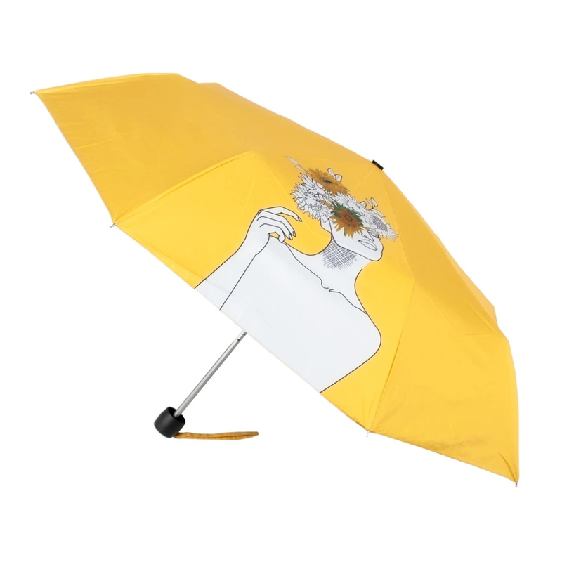 Парасолька жіноча Fulton L884-040171 National Gallery Minilite-2 UV Sunflowers (Соняшники)