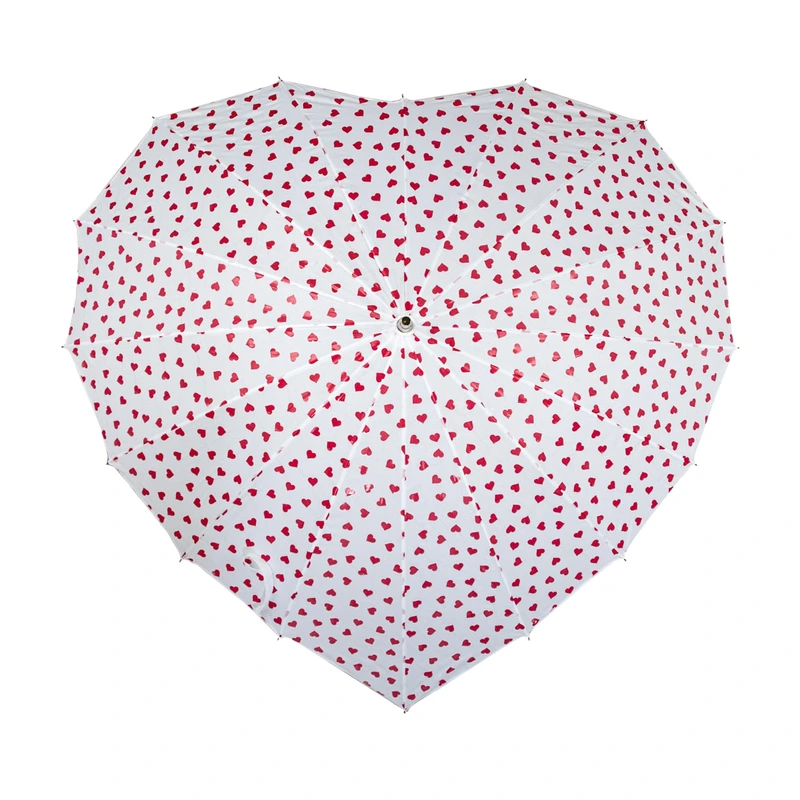 Парасолька жіноча Fulton L909-041031 Heart Walker-1 Mini Hearts (Міняє колір)