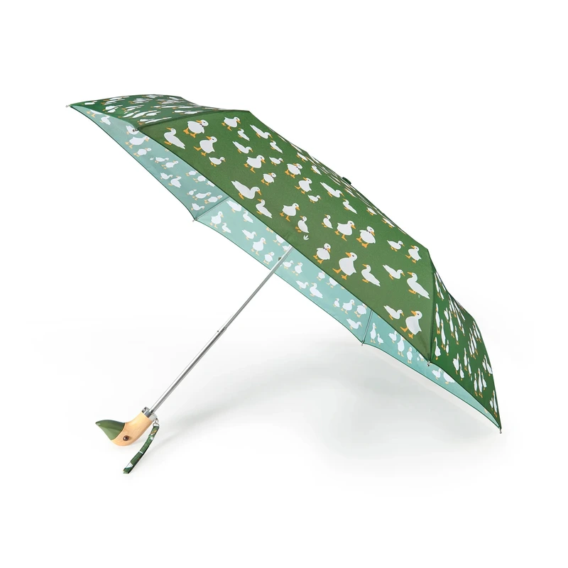 Парасолька жіноча Fulton L926-042434 Curio-2 UV Green Duck (Зелена Качка) — Fulton