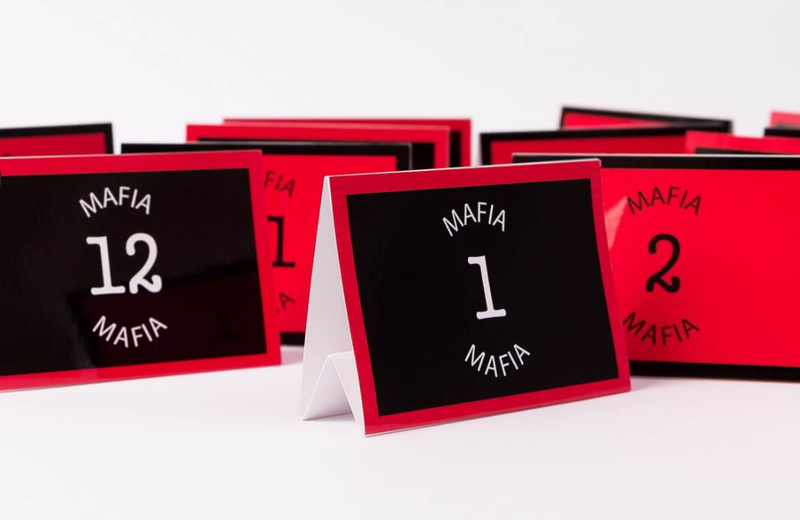 Номерки для гри в "Мафію"