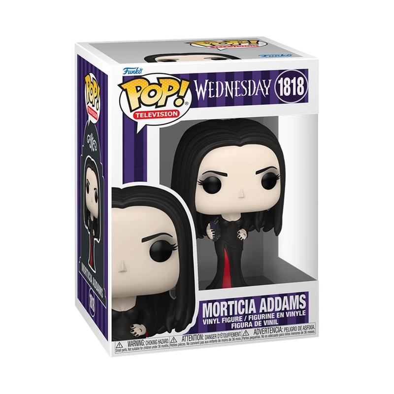 Ігрова фігурка FUNKO POP! серії "Венздей" - МОРТІША АДДАМС З КНИГОЮ ЗАКЛИНАНЬ — Funko