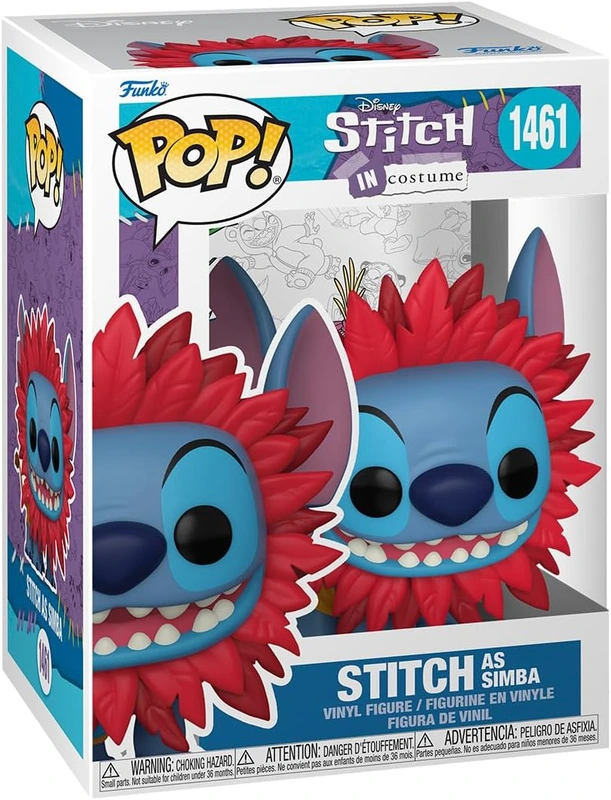 Стіч у костюмі Сімби - Funko POP Disney #1461: Stitch in Costume - Stitch as Simba